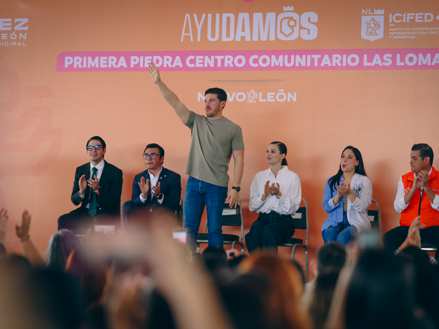Samuel García inicia Centro Comunitario Las Lomas en Juárez