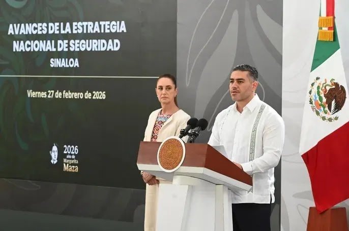 Sheinbaum destaca reducción del 50% en homicidios en Sinaloa