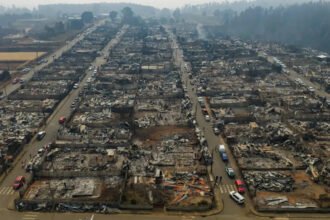 Incendios forestales arrasan mil hectáreas en el sur de Chile